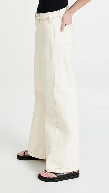FRAME Le Baggy Palazzo Pants - Image 3