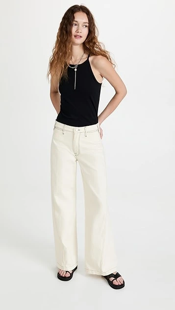 FRAME Le Baggy Palazzo Pants - Image 4