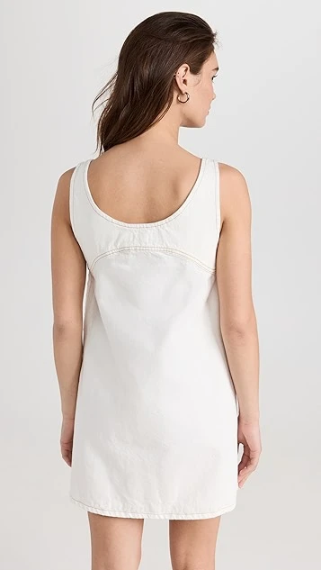 FRAME Micro Flare Denim Dress - Image 2