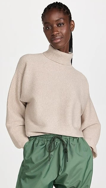 Good American Wide Rib Crop Pullover