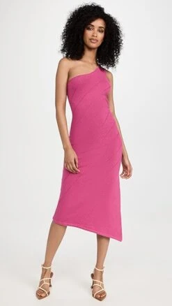 Victor Glemaud One Shoulder Dress