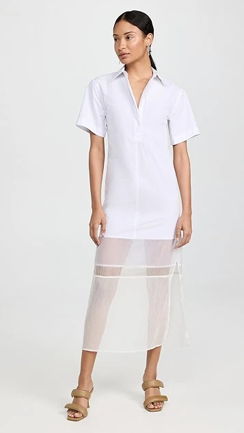 Helmut Lang Shirt Dress - Image 4