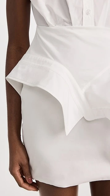 SIMKHAI Catalina Cotton Poplin Mens Shirt Dress - Image 5