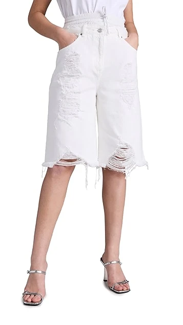 Juun. J Double Waist Denim Bermuda Shorts - Image 6