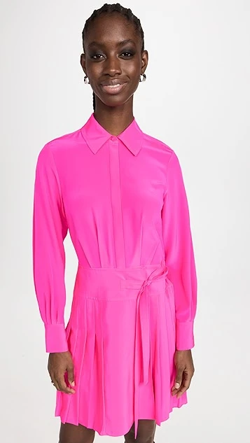 Jason Wu Short Pleated Shirt Dress - Image 7