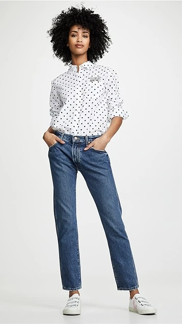 Khaite Kyle Relax Low Rise Jeans - Image 4