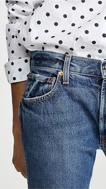 Khaite Kyle Relax Low Rise Jeans - Image 5