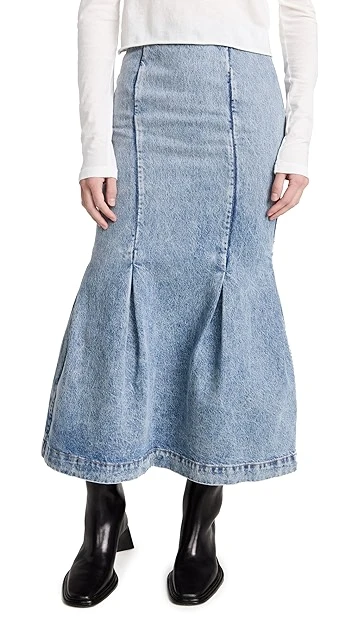 Khaite Levine Denim Skirt - Image 6