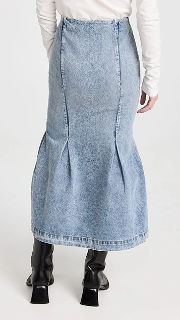 Khaite Levine Denim Skirt - Image 2