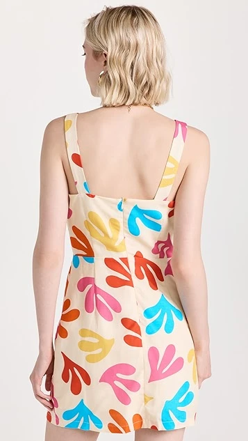 KITRI Ivy Leaf Print Mini Dress - Image 2