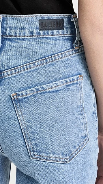 LE JEAN High Rise Sabine Straight Jeans - Image 5