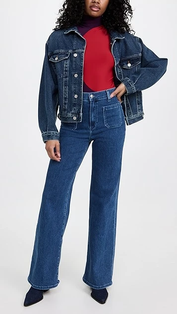LE JEAN Virginia Wide Leg Jeans - Image 4