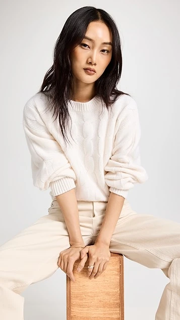 Le Kasha Venise Relaxed Cashmere Sweater - Image 7