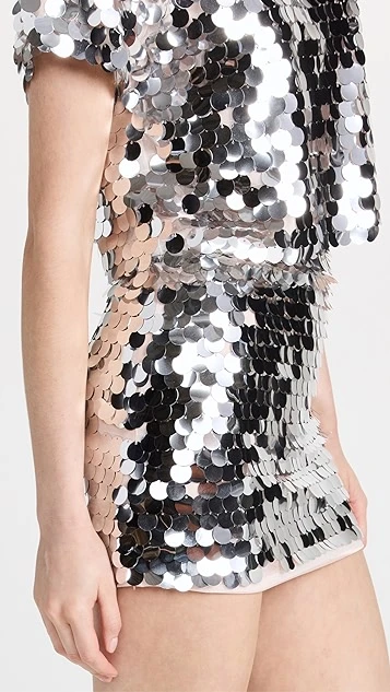 Le Superbe Limelight Sequin Miniskirt - Image 3