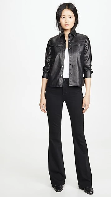 L'AGENCE Bell High Rise Flare Jeans - Image 4