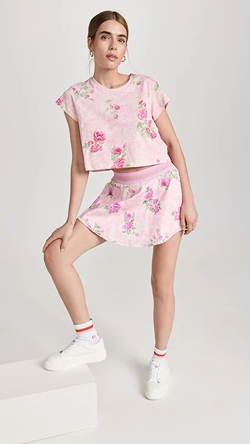 LoveShackFancy Balbino Short Skort - Image 4