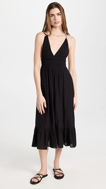 Scotch & Soda Smock Waistband Maxi Dress - Image 6