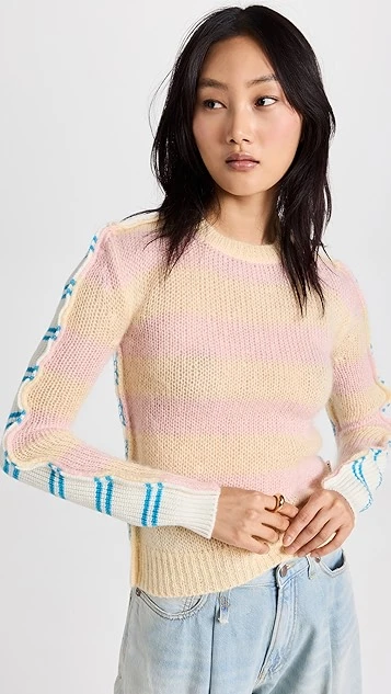 Marni Striped Crewneck Sweater