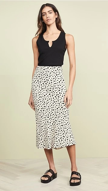 Moon River Leopard Print Skirt - Image 4
