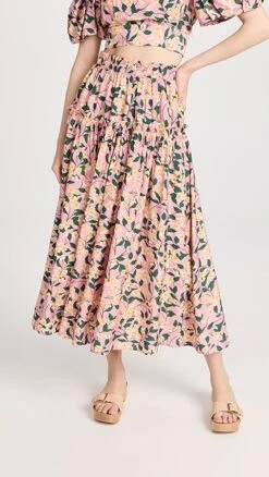 Moon River Floral Skirt