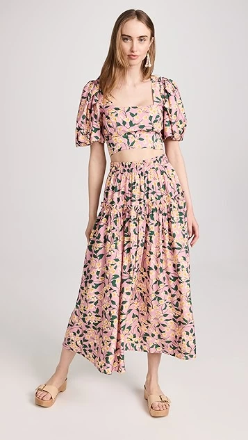 Moon River Floral Skirt - Image 4