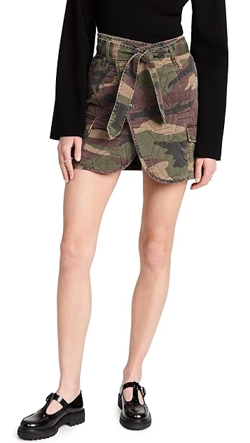 Marissa Webb Katrina Quilted Camo Miniskirt - Image 6