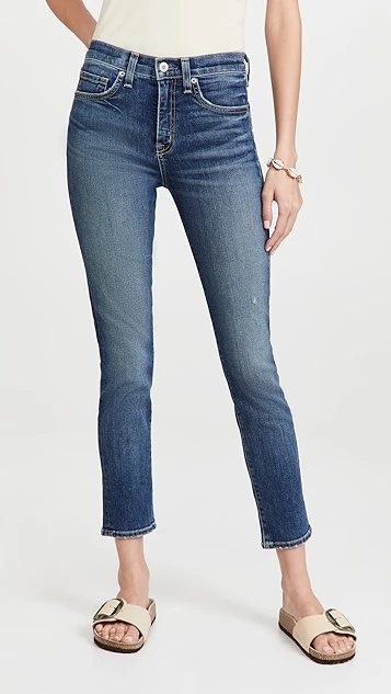 Nili Lotan Mid Rise Jean