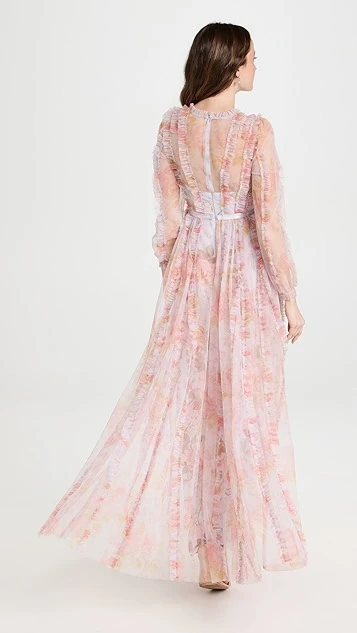 Needle & Thread Rose Bluebell Garden V Neck Gown - Image 2