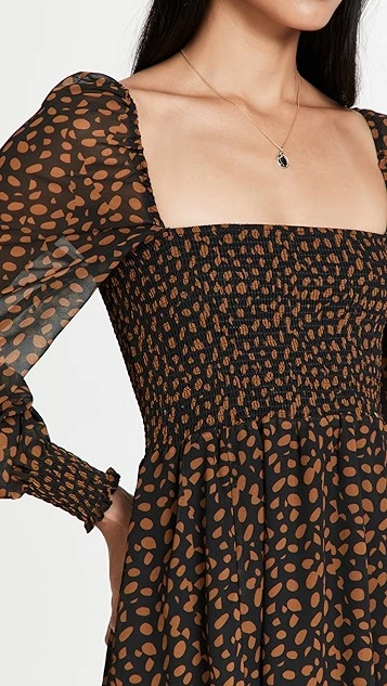 O.p.t Classic Smocked Maxi Dress - Image 5