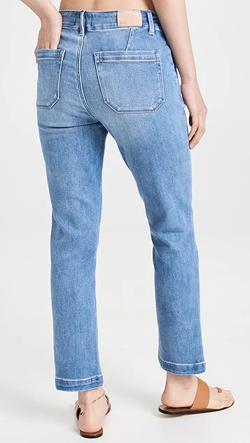 PAIGE Mayslie Straight Ankle Jeans - Image 2