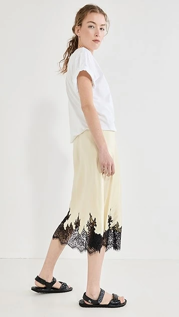 3.1 Phillip Lim Draped T-Shirt Slip Combo Dress - Image 3