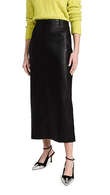 Pixie Market Yve Maxi Faux Leather Skirt - Image 7