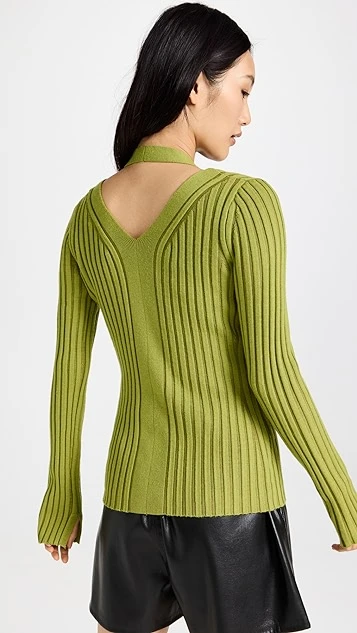 Proenza Schouler White Label Knit Halter Sweater - Image 3