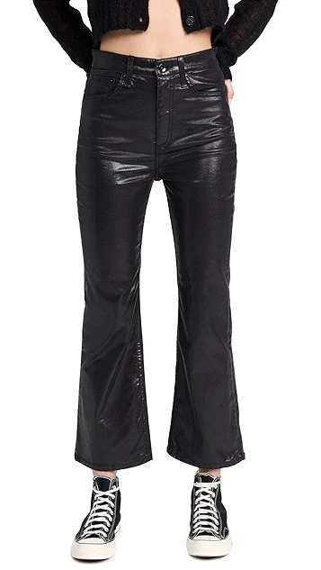 Rag & Bone Casey High Rise Ankle Flare Jeans - Image 7