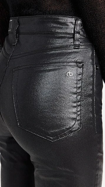 Rag & Bone Casey High Rise Ankle Flare Jeans - Image 5