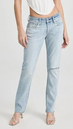Rag & Bone Dre Low-Rise Slim Boyfriend Jeans