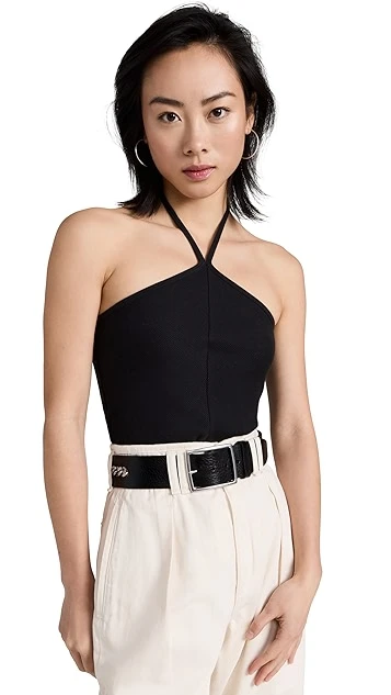 Rag & Bone The Essential Rib Halter Top - Image 6