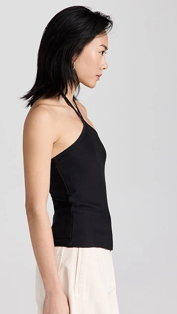 Rag & Bone The Essential Rib Halter Top - Image 4