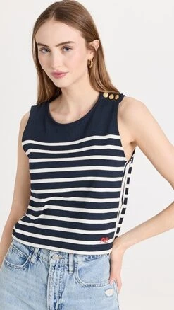 Rag & Bone Bardot Stripe Tank