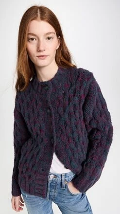 RE/DONE 80s Crewneck Cardigan