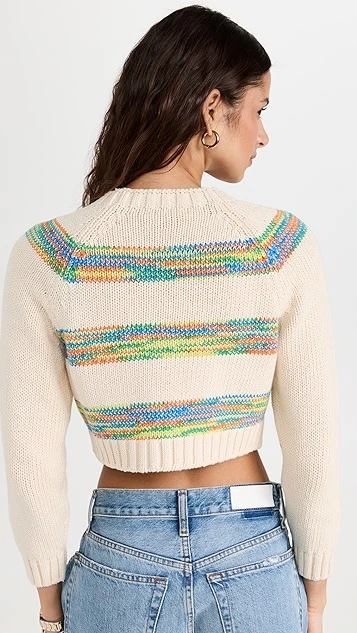 RE/DONE Baby Raglan Crewneck Sweater - Image 2