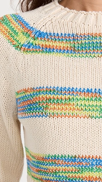 RE/DONE Baby Raglan Crewneck Sweater - Image 5