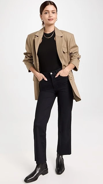 Reformation Emma High Rise Wide Leg Jeans - Image 4