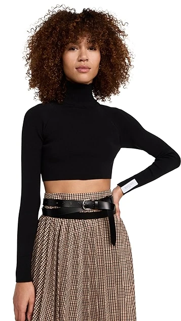 ROKH Back Ribbon Cropped Mask Top - Image 7