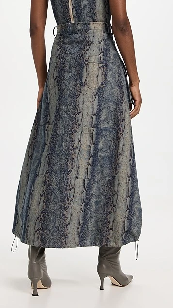 ROKH Long Multipocket Utility Skirt - Image 2