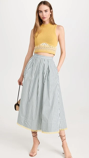 Rosie Assoulin A-Line Skirt