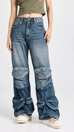 R13 Multi Pockets Utility Jeans