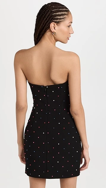 Rebecca Vallance Pollock Strapless Mini Dress - Image 2