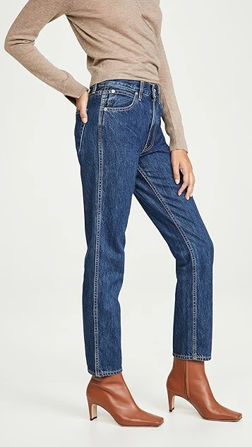 SLVRLAKE Virginia Tapered Leg Jeans - Image 3