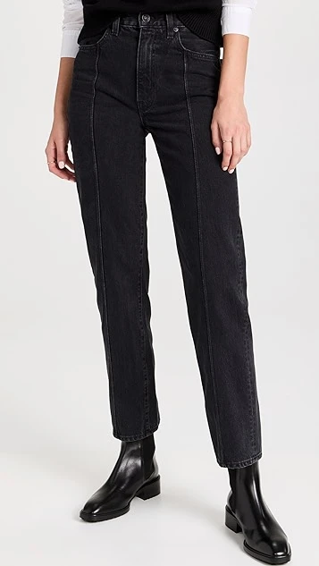 SLVRLAKE London Pintuck Jeans - Image 7